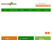 Tablet Screenshot of developmental.com.au